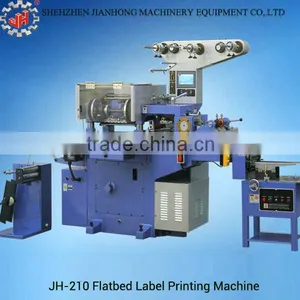 JH-210 Automatic Sticker Label Printing Machine Flatbed Adhesive Sticker Label Printing Machinery Made in China Manufacturer thumbnail-1