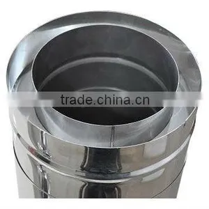 CE Stainless Steel Spigot Lock Stove Chimney Flue Pipe thumbnail-3