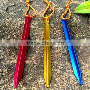 Aluminium V-shape Tent Stakes thumbnail-2