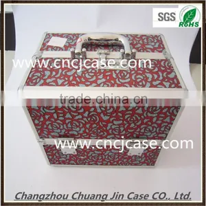 Colorful Cheap Portable Professional Aluminum Cosmetic Display Case thumbnail-2
