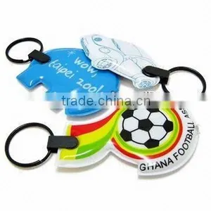 Unique Shaped Led Pvc Keychain Torch thumbnail-1