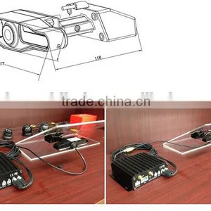 High-resolution CMOS 6mm Lens Separate Dual Lens Car Camera thumbnail-6