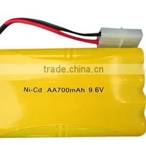 Ni-CD 9.6V AA Battery 700mAh Bulk Pack Cell thumbnail-1