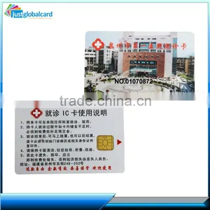 Credit Card Size Cmyk Offfest Printing Customized Contact SLE4442 IC Card thumbnail-1