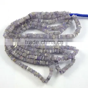 Natural Tanzanite Heishi Spacer Beads thumbnail-2