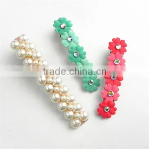 Free Sample Hot Sale Cotton Plastic Baby Barrettes thumbnail-1
