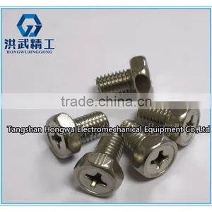 Cross Recessed Hexagon Bolts With Indentation thumbnail-2