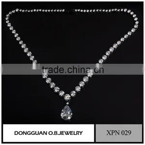 Handmade Jewelry White Gold Freshwater Pearl Necklace Pendant Designs thumbnail-4