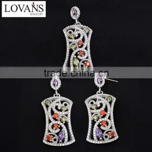 Manufacturers In China Imitation Jewelry Set Sterling Silver Guangzhou Wholesale Market TZ-0194 thumbnail-5