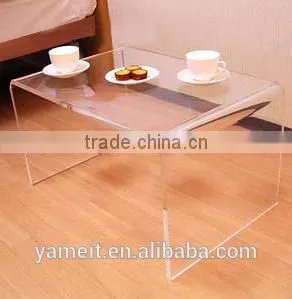 OEM/ODM Stylish Plexiglass Fashion Clear Simple Cheap Acrylic Coffee Table thumbnail-1