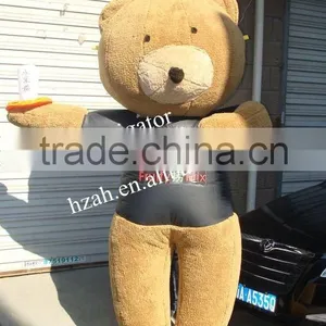 Inflatable Black Bear Cartoon Movable Model With Logo thumbnail-1