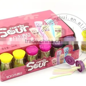 10 Flavour Sour CC Stick Candy in Bottle thumbnail-2