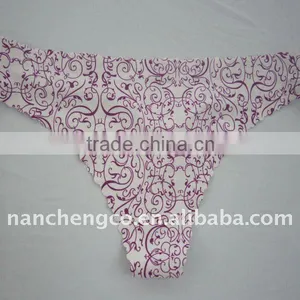Wholesale Latest Design Pink Sexy Woman Thong thumbnail-3