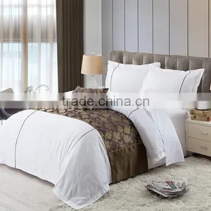 2015 Elegant Home Designs Fancy Brushed Microfiber Fabric Sequin Super King Hotel Music Bedding Comforter Sets thumbnail-1