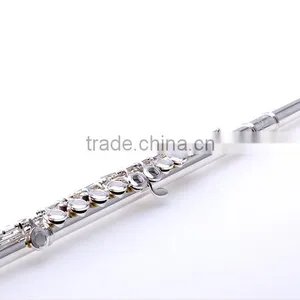 16 Closed Keys Silver Flute Common Level for Students Beginner thumbnail-1