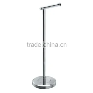 Simple Design Chrome Plated Toilet Paper Holder and Free Standing Toilet Paper Holder thumbnail-1