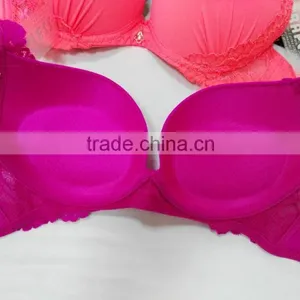 Best Quality Floral Lace Trim Thick Padded Push UP Bra Most Comfortable thumbnail-2