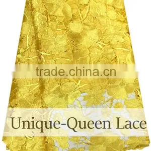2016 Cord Lace Embroidery/african Guipure Lace Fabric for Wedding Dress/guipure Lace Fabric/guipure Lace thumbnail-1