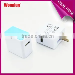 2.1A World Travel Mobile Phone Universal Retractable Usb Charger thumbnail-1