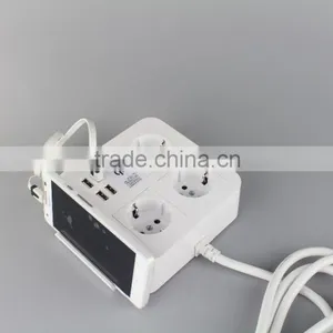 Schuko Standard 5V 8A Charging 4 Usb New Arrival Outlets With Phone Holder thumbnail-4