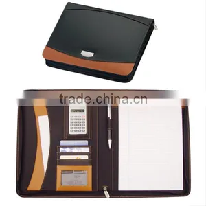 Boshiho Document Holder With Calculator Portfolio Zip pu thumbnail-1