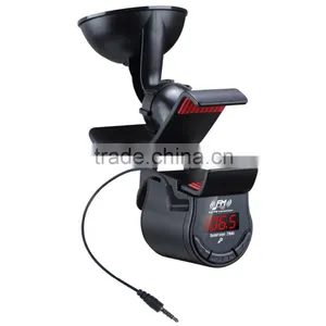Car FM Transmitter With 360 Degree Phone Holder for IPhone Samsung Smartphones thumbnail-2