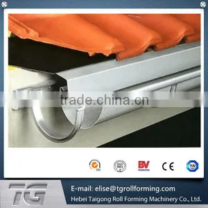 2015 New Design Type Steel Galvanized Rainwater Gutter Roll Forming Machine thumbnail-4