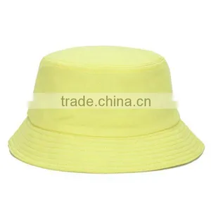 Shang Hai OEM Men Panama Women Fishing Hat Solid Color Bucket Hats thumbnail-5