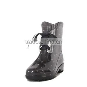 PVCblack Fashionabale, Hot and Cheap and Comfortable and Safty Rain Boots thumbnail-1