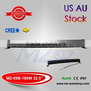 Curved LED Off Road Lighting 180W 32.5 Inch 60x3W CRE E, Double Row Led Bar Lights for SUV ATV High Heat Dissipation Waterproof thumbnail-1