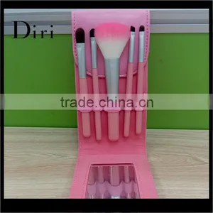 5pcs Makeup Brush Sets Pink Makeup Brush Kit Small Travel Brush Set thumbnail-2