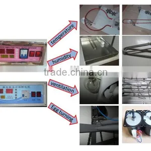 352 Fully Automatic Egg Incubator, High Efficiency Incubator for Hatching Chicken, Goose,duck, Quali, thumbnail-4