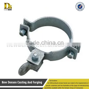 Procurement Section Popular Custom Stamping Metal Malleable Iron Oipe Clamp Fittings thumbnail-2