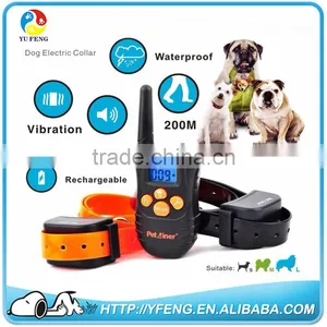 300M Waterproof and Rechargeable Dog Collars, Instead of Static Shock Mode no Bark Dog Training Collar thumbnail-1
