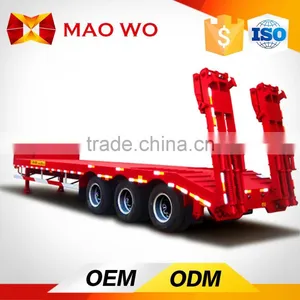 3 Axle High Bed Semi Trailer Truck Low Bed Semi Trailer in Malaysia thumbnail-1