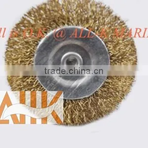 Crimped Wire Wheel Brush With Shank thumbnail-2