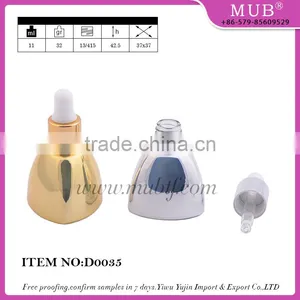 Wholesale Flower Shaped Glass Dropper Bottles, Samll Empty UV Gel Colored Glass Essential Oil Bottle thumbnail-6