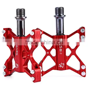 1 Pair SETSAIL 068 Mountain Bike Pedals MTB Road Cycling Bearing Pedals Suitable BMX Flat With Butterfly Shape Bicycle Parts thumbnail-4