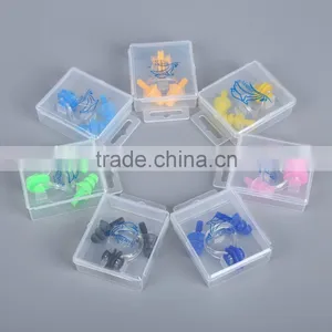 Shenyu Soft Silicone Waterproof Swimming Nose Clips Water Sport Gear With a Case Box Pool Accessory thumbnail-1