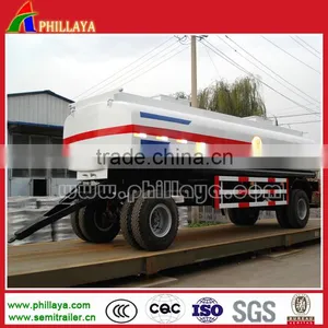 Lowbed , Flatbed , Side Wall , Fence , Box , Dump , Tanker Type Mini Full Drawbar Trailer With Axles thumbnail-4