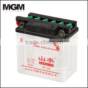 Motorcycle Battery 12N3-3A,deep Cycle Battery ACID thumbnail-1