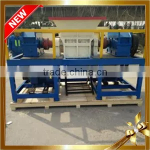 JT-400 Small Model Double Shaft Tire Shredder Machine With Low Price thumbnail-1