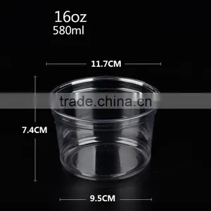 Super Cheap Useful Disposable 12oz Plastic Blister Salad Bowl thumbnail-5