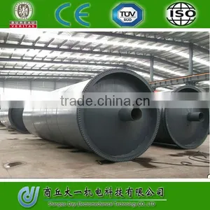 DAYI Plastic Tyre Rubber Pyrolysis Machine For Power Generation Applicaiton Fuel Oil thumbnail-1