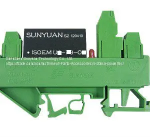 DIN Rail 0-5V/0-10V/4-20mA/0-20mA Current Voltage (I/V, I/I, V/I, V/V) Signal Isolation Transmitter thumbnail-1