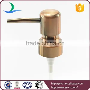 Plastic Electroplate Red Copper Silk Effect Lotion Pump for Hand Soap thumbnail-1