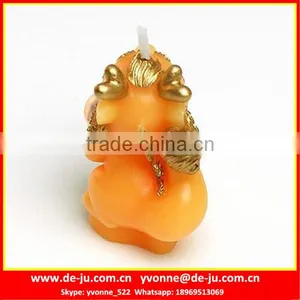 Golden Small Dragon Solid Body Wax Cheap Designer Candles thumbnail-1