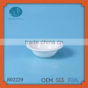 White Porcelain Small Bowl,white Ceramic Soup Bowl Bowls for Sale,ceramic Bowl for Baby thumbnail-1