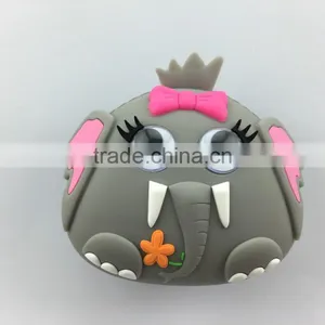 Europe Artificial Elephant Animal Logo Pocketbac Holders for Kids thumbnail-5