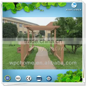 Decorative Wpc Composite Pergola Garden Art Outdoor thumbnail-1